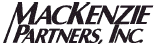 (MACKENZIE PARTNERS, INC. LOGO)