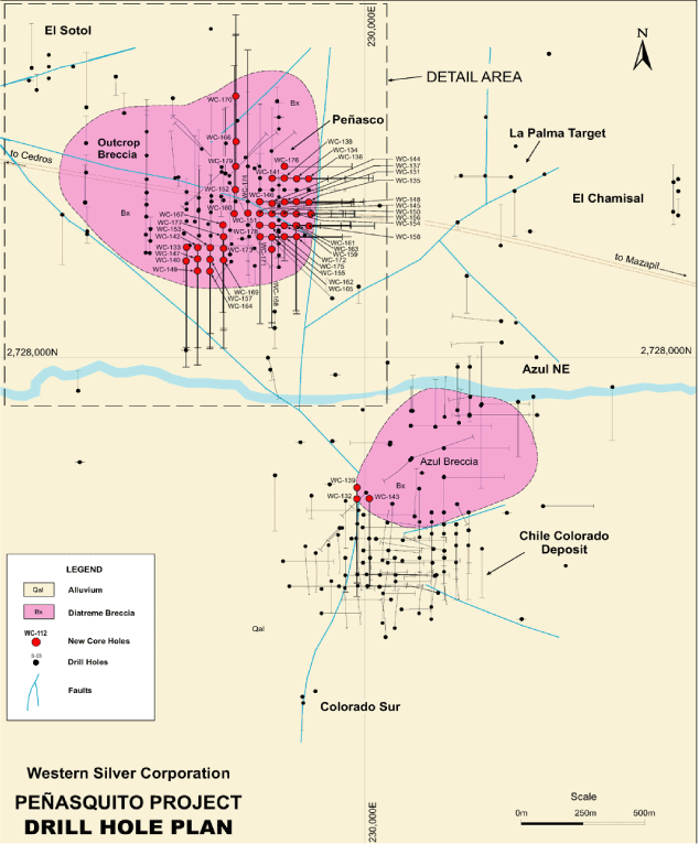 (DRILL HOLE PLAN)