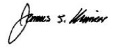 (James S. Kinnear Signature)