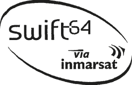 (SWIFT VIA INMARSAT LOGO)