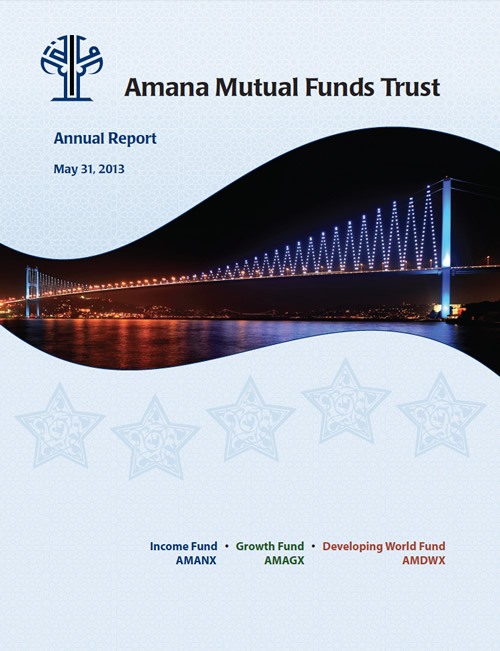 Amana Mutual Funds Trust Annual Report May 31, 2013