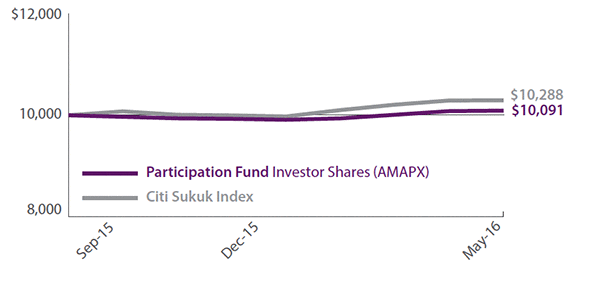 Amana Developing World Fund Investor Shares Growth of $10,0000