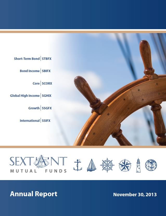 Sextant Mutual Funds Annual Report November 30, 2013