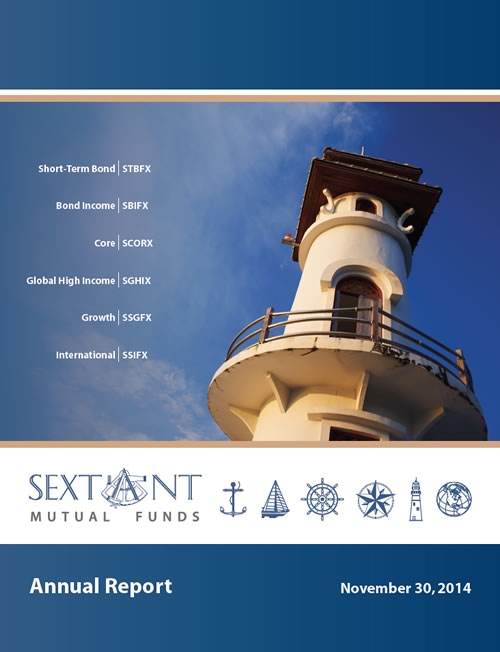 Sextant Mutual Funds Annual Report November 30, 2014