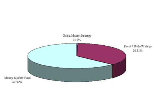 pie chart RHYAS Master - Strategy Allocation Breakdown