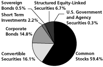 (Calamos Global Total Return Fund Pie Chart)