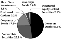 (Calamos Strategic Total Return Fund Pie Chart)