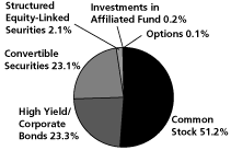 (Calamos Strategic Total Return Fund Pie Chart)
