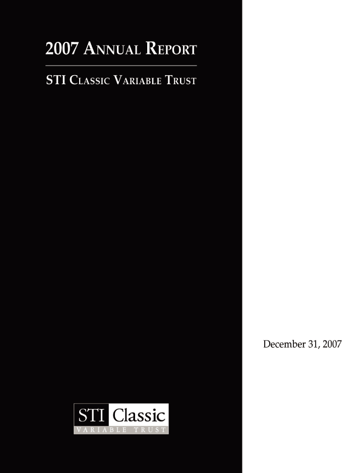 (STI CLASSIC VARIABLE TRUST)