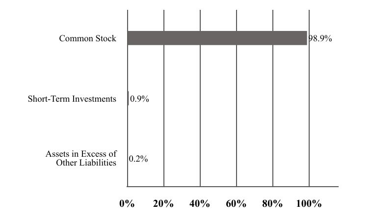 A graphical representation of Investments made.