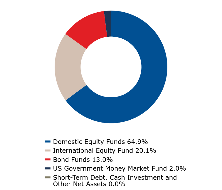 A graphical representation of Investments made.