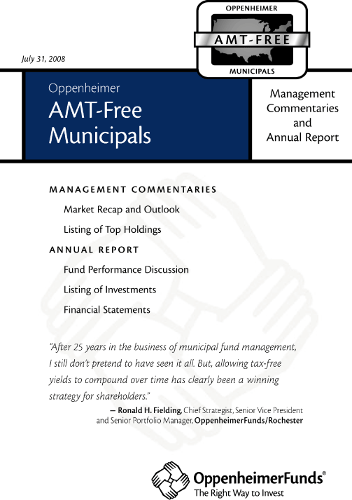 (AMT-FREE MUNICIPALS LOGO)