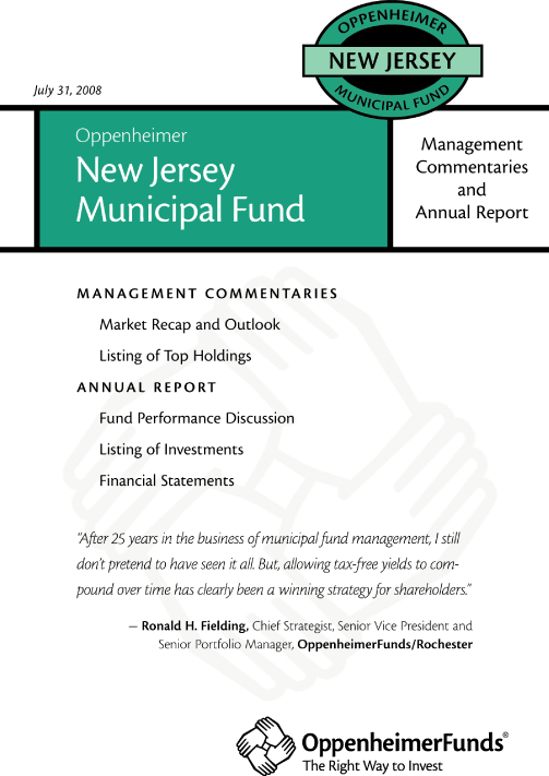 (NEW JERSEY MUNICIPAL FUND LOGO)