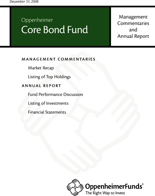 (OPPENHEIMER CORE BOND FUND LOGO)