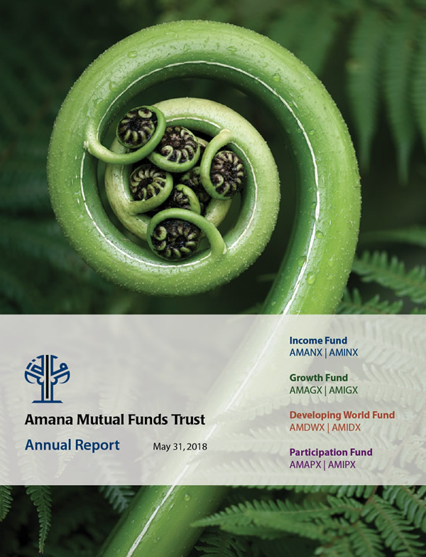 Amana Mutual Funds Trust Annual Report May 31, 2017