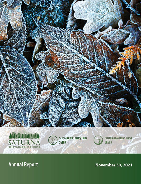 Saturna Sustainable Funds Annual Report