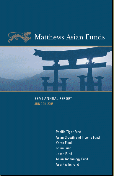 (MATTHEWS ASIAN FUNDS)