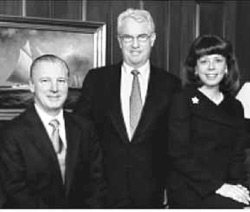 (PHOTO OF ROBERT S. DOW, E. THAYER BIGELOW, DARIA L. FOSTER)