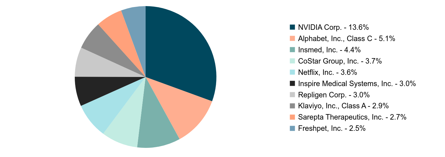 A pie chart as described in the following paragraph