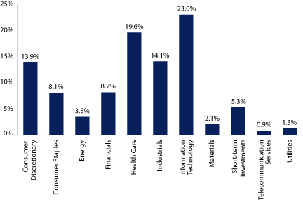 (SECTOR ALLOCATION BAR CHART)