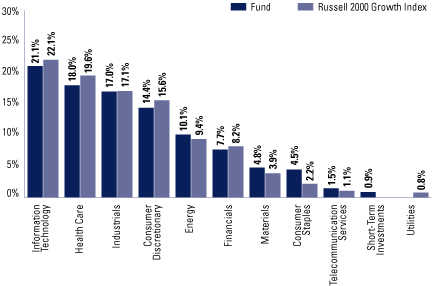 (EQUITY SECTOR ALLOCATION BAR CHART)