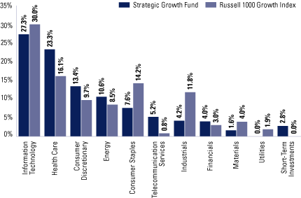 (EQUITY SECTOR ALLOCATION BAR CHART)