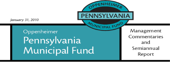 (OPPENHEIMER PENNSYLVANIA FUND LOGO)