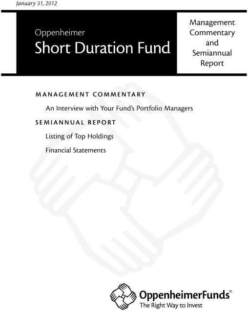 (SHORT DURATION FUND)