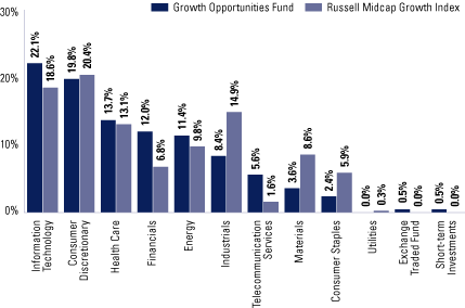 (FUND SECTOR ALLOCATIONS BAR CHART)