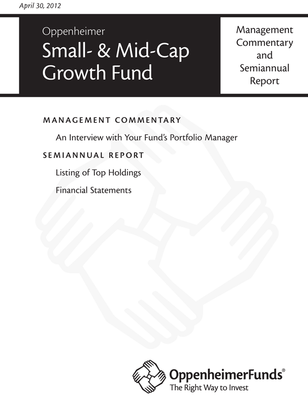 (SMALL AND MID CAP GROWTH FUND)