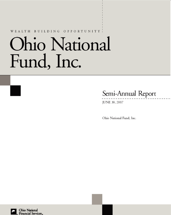 (OHIO NATIONAL FUND, INC. LOGO)