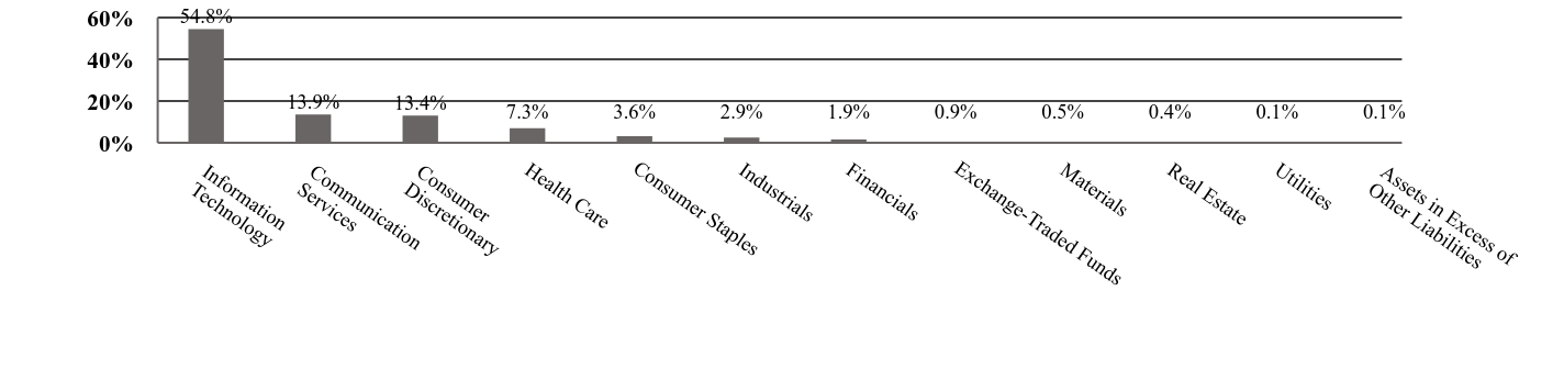 A graphical representation of Investments made.