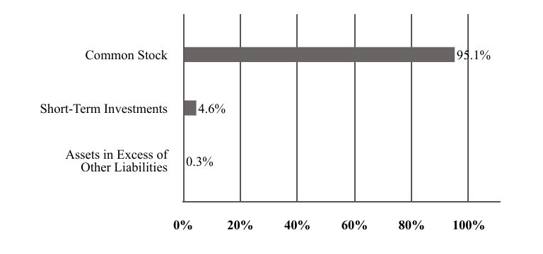 A graphical representation of Investments made.