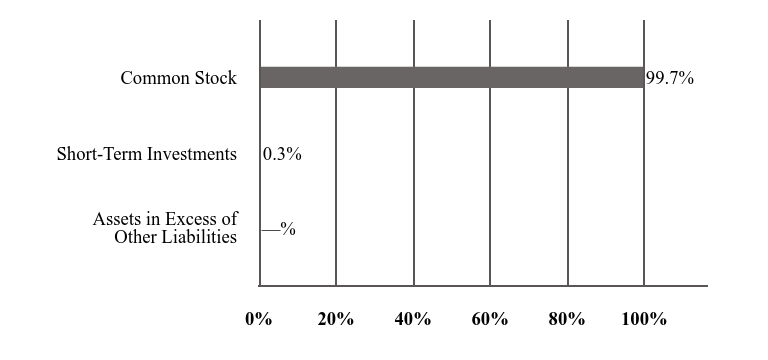 A graphical representation of Investments made.