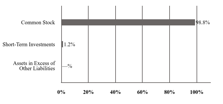 A graphical representation of Investments made.