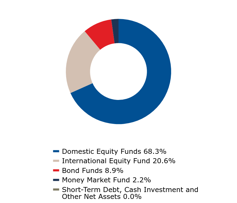 A graphical representation of Investments made.