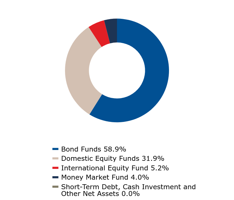 A graphical representation of Investments made.