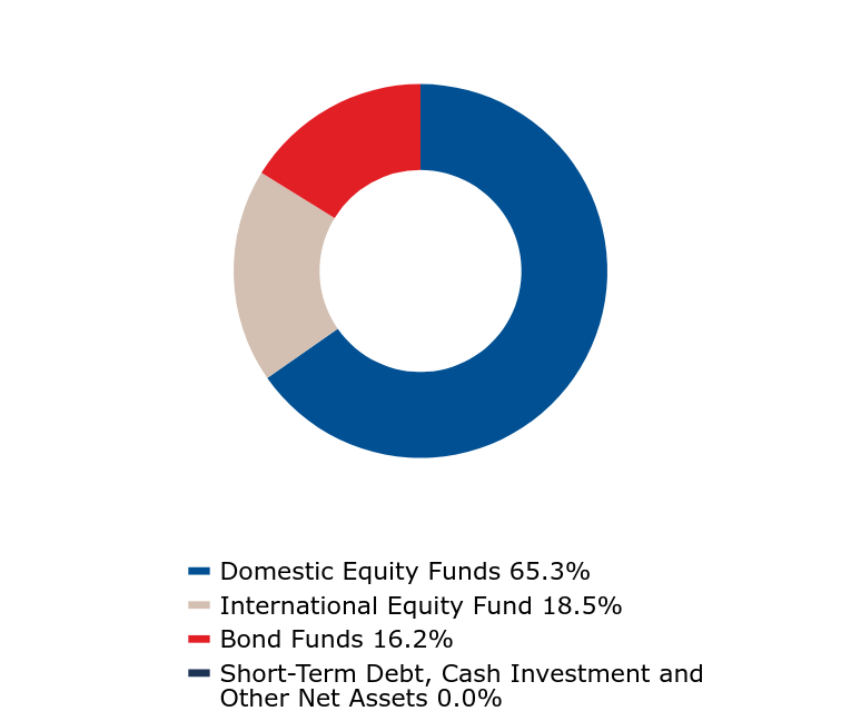 A graphical representation of Investments made.