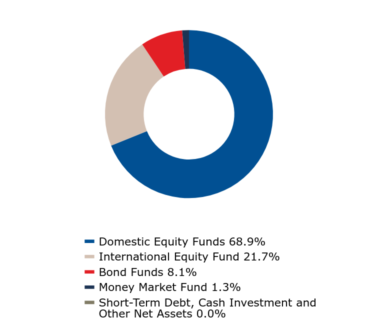 A graphical representation of Investments made.