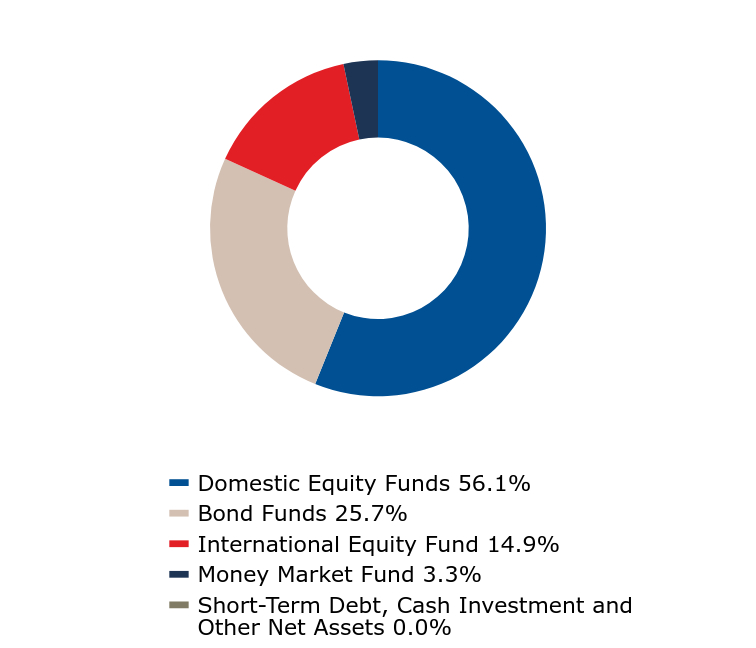 A graphical representation of Investments made.