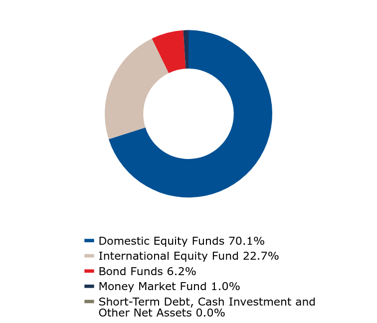 A graphical representation of Investments made.