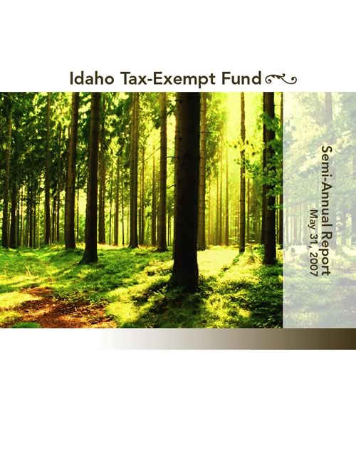 Idaho Tax-Exempt Fund Semi-Annual Report Cover