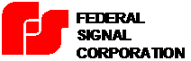 (FEDERAL SIGNAL CORPORATION LOGO)