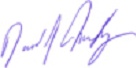 David Murphy Signature