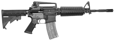 (PICTURE OF M4 5.56MM CARBINE)