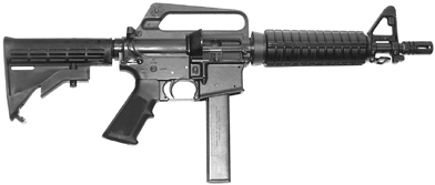 (PICTURE OF 9MM SUBMACHINE GUN)