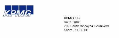 (KPGM letterhead)