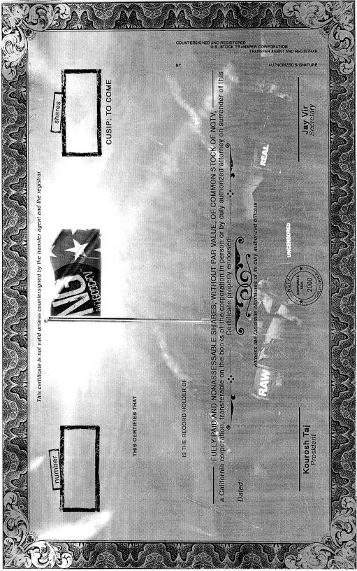 (CERTIFICATE)