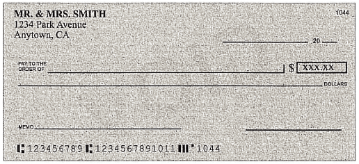 (IMAGE OF BLANK CHECK)