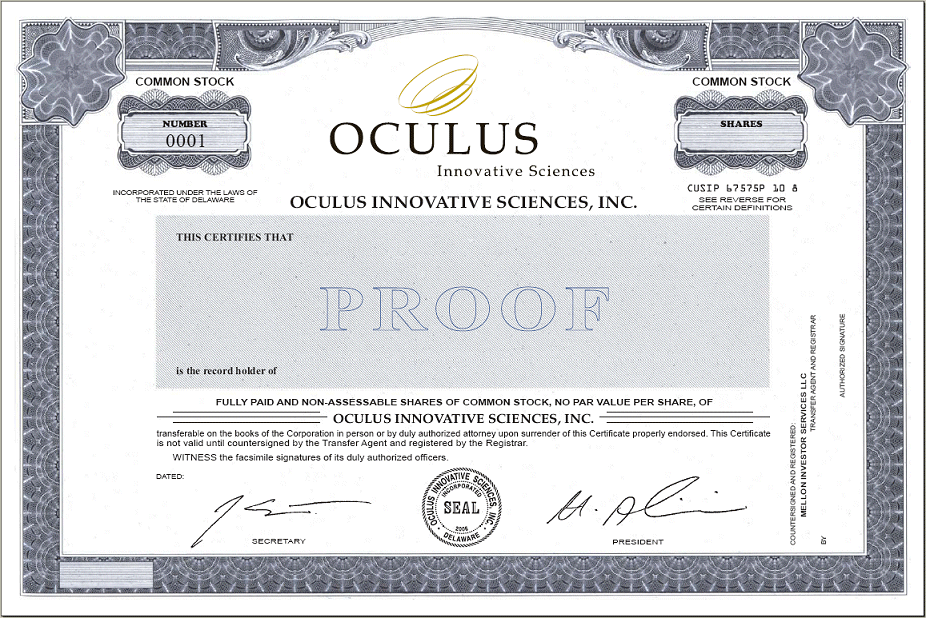 (STOCK CERTIFICATE)